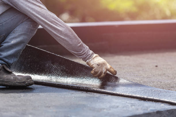 Professional Waterproofing technician working in Marietta, GA